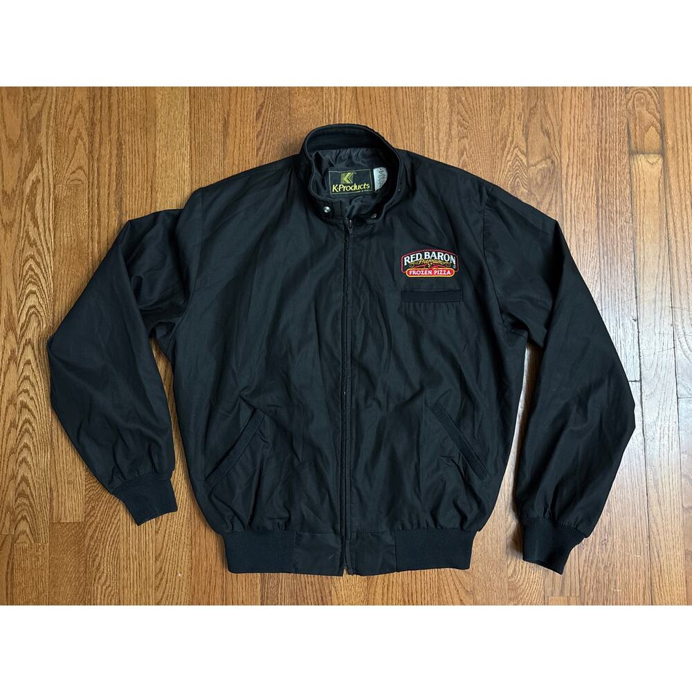 Red Baron Stearman Squadron- K-Products- Made in USA- Men's Bomber Jacket Size L